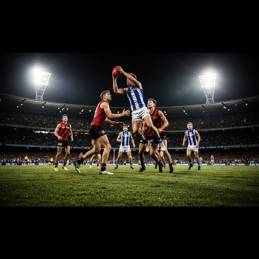 Crowd celebrating at an Australian sporting fixture